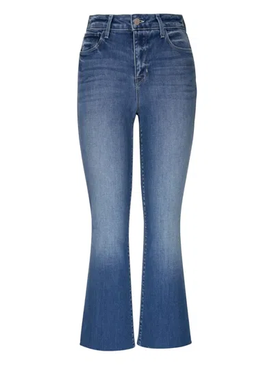 L Agence Kendra Cropped Trousers In Blue
