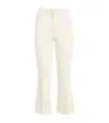 L Agence Kendra Flared Cut Jeans In White