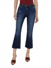 L Agence Kendra High Rise Crop Flare Jean In Lavelle In Blue