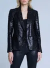 L'agence Kenzie Sequin Blazer In Multi