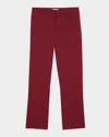 L Agence Ketra Baby Bootcut Trousers In Red