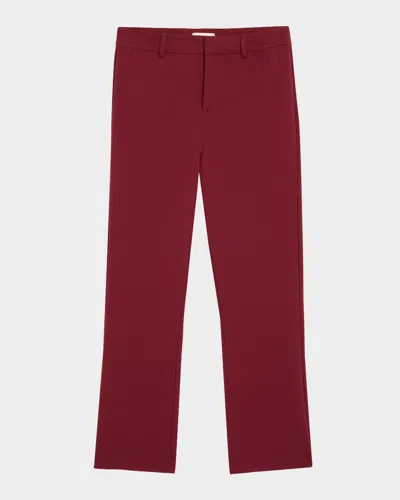 L Agence Ketra Baby Bootcut Trousers In Red