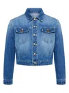 L'agence Koda Button-fastening Denim Jacket In Blue