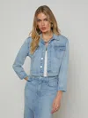 L Agence Janelle Slim Undone Jacket In Dakota