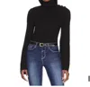 L Agence Kris Turtleneck Sweater In Black