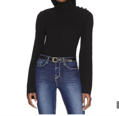 L Agence Kris Turtleneck Sweater In Black