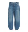 L Agence Krista Tapered Jeans In Blue