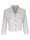 L'agence Kumi Button-fastening Jacket In White