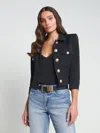 L AGENCE KUMI CROPPED JACKET