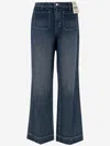 L Agence Dark Grey Washed Jeans