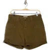 L Agence L'agence Abel Low Rise Cuffed Utility Shorts