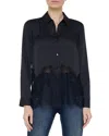 L'agence Adalee Lace Blouse In Black