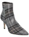 L Agence L'agence Aimee Plaid Bootie In Gray