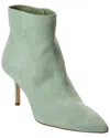 L Agence L'agence Aimee Suede Bootie In Green