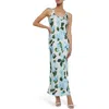 L Agence Akiya Satin Maxi Dress