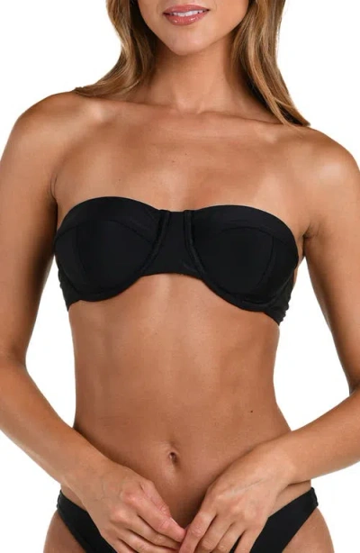 L Agence L'agence Alexandria Underwire Bikini Top In Black
