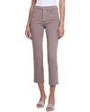 L'agence Alexia High-rise Crop Cigarette Deep Taupe Skinny Leg Jean In Gray