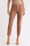L AGENCE L'AGENCE ALEXIA HIGH WAIST CROP CIGARETTE JEANS