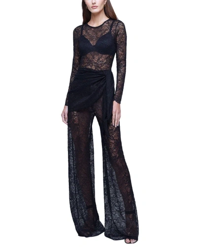 L Agence L'agence Ali Lace Jumpsuit In Black