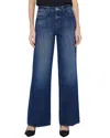 L Agence Joanne Low-rise Wide-leg Jeans In Blue