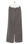 L'agence Alicent High Waist Wide Leg Jeans In Green