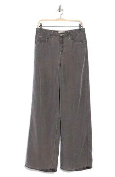 L Agence L'agence Alicent High Waist Wide Leg Jeans In Green
