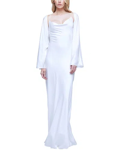L Agence L'agence Alicia Shawl Cowl Neck Dress