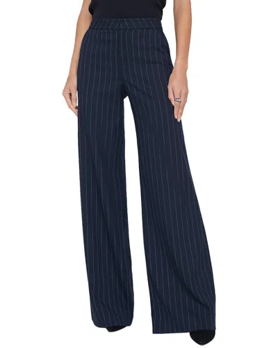 L Agence L'agence Allanah Mid Rise Trouser In Blue