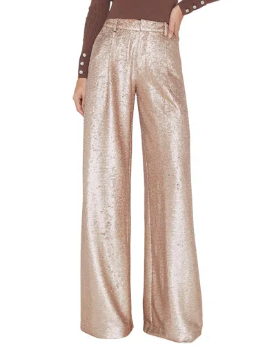 L Agence L'agence Allanah Mid Rise Trouser In Brown