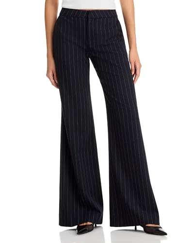 L Agence L'agence Allanah Pants In Black Ecru