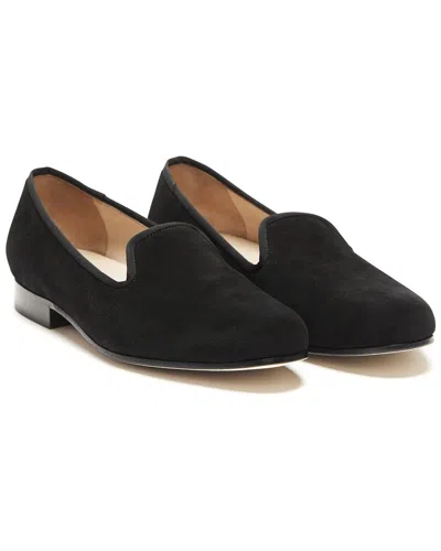 L AGENCE L'AGENCE AMELIE SUEDE & LEATHER LOAFER