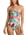 L AGENCE L'AGENCE AMIE ROSES UNDERWIRE ONE PIECE SWIMSUIT