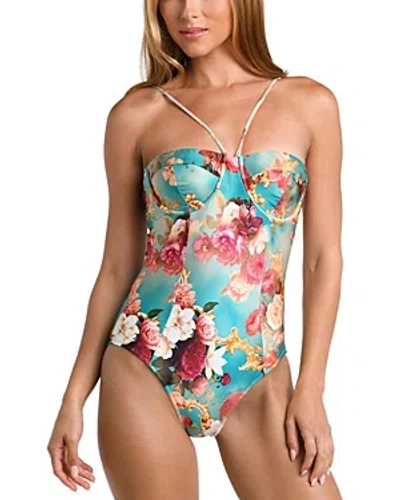 L Agence Women's Rococo Roses Amie Roses Underwire One-piece Swimsuit In Multi