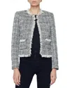 L Agence L'agence Angelina Metallic Tweed Jacket