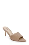 L Agence Antoine Pointed Toe Sandal In Cappuccino