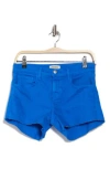 L Agence L'agence Audrey Cutoff Shorts In Azure
