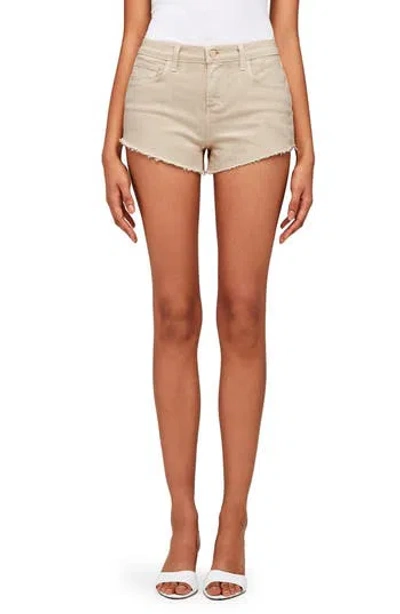 L Agence L'agence Audrey Cutoff Shorts In Biscuit