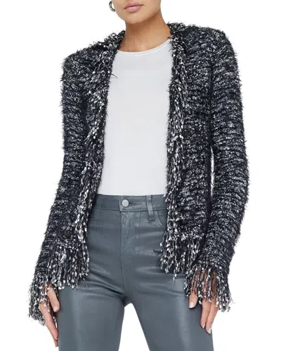 L'AGENCE L'AGENCE AZURE CARDIGAN BLAZER