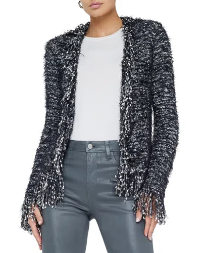 L Agence L'agence Azure Cardigan Blazer In Black