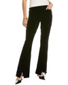 L Agence L'agence Beatrix High-rise Baby Boot Slit Jean In Black