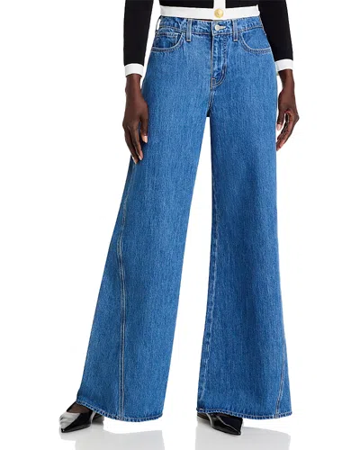 L AGENCE L'AGENCE BEAU HIGH RISE WIDE LEG T SEAM JEANS IN GLENDORA
