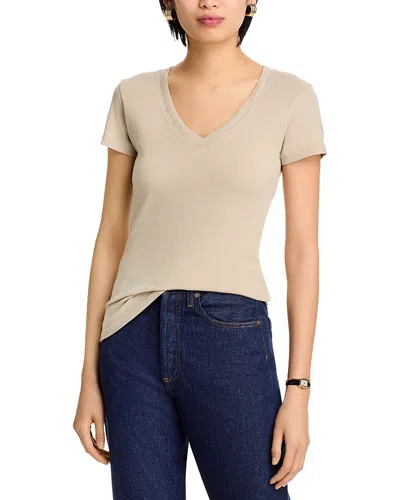L AGENCE L'AGENCE BECCA COTTON V-NECK TEE
