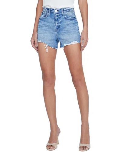 L Agence L'agence Beck High-rise Short In Blue