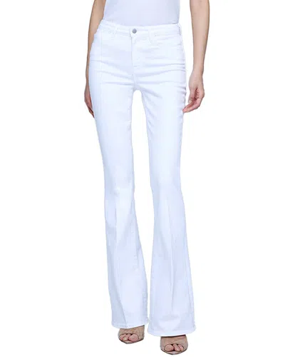 L Agence L'agence Bell High-rise Flare Blanc Jean