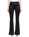 L Agence Honor Zebra Sequin-embellished Flare Pants