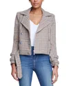 L Agence L'agence Billie Belted Wool Jacket In Gray