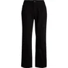 Shop L Agence L'agence Blaine Crop Stovepipe Jeans In Noir
