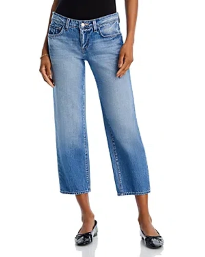 L Agence L'agence Blaine Cropped Stove Pipe Jeans In Caruso