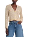 L Agence Blanca Sequined Knit Cardigan