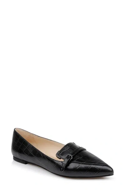 L Agence L'agence Brielle Ii Pointed Toe Loafer In Black